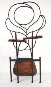 Iron Chair Rose